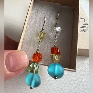 New! Glass earrings